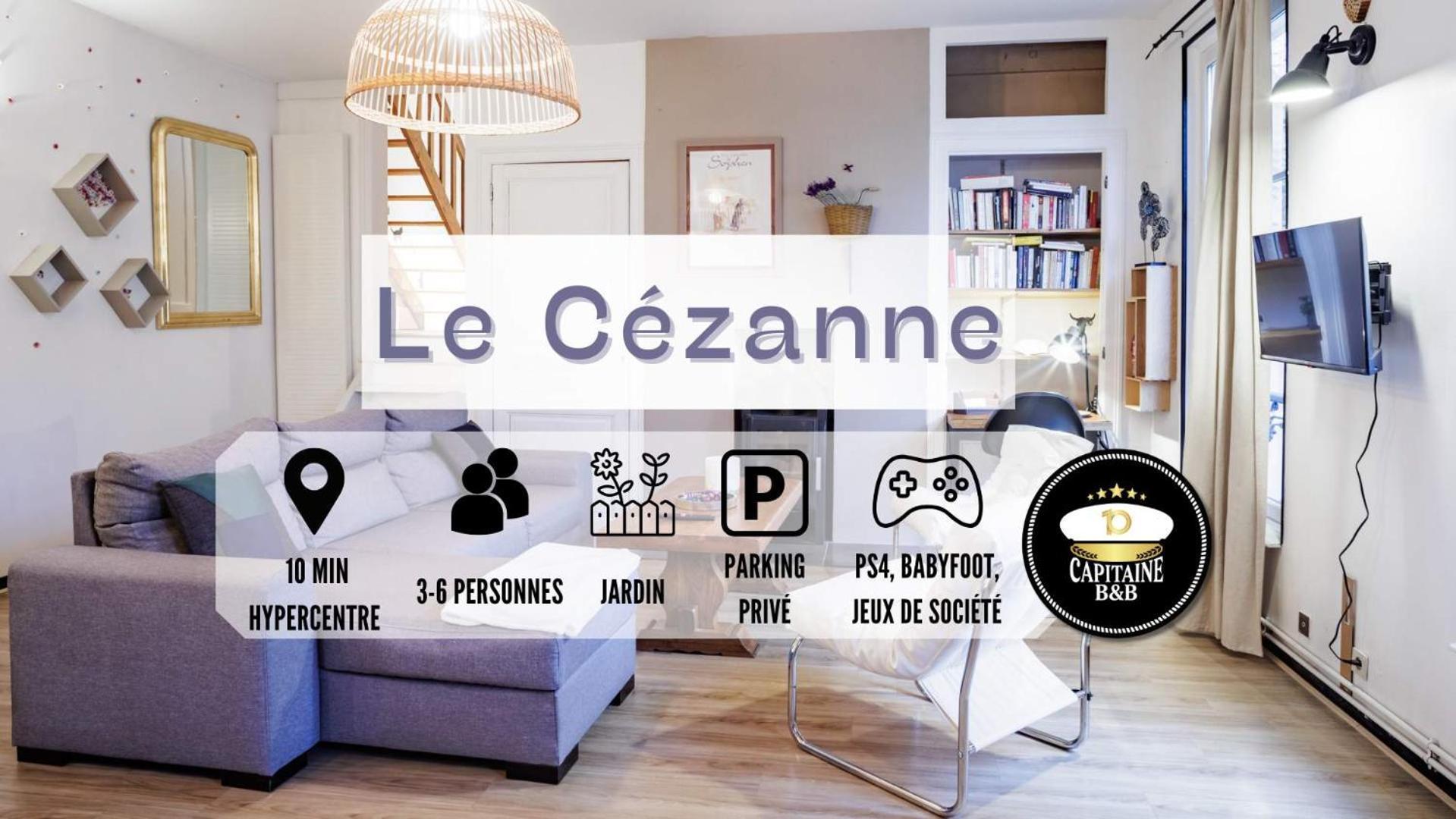 Le Cezanne - Jardin - Parking - Babyfoot - Centre-Ville Troyes Ngoại thất bức ảnh